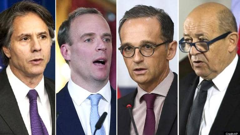 'Tackling rise of autocratic states': US, NATO, EU discuss China's ...