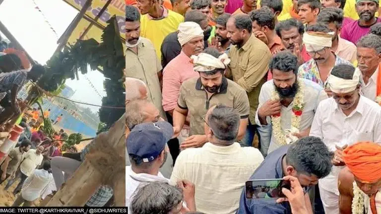 Suriya teams up with veteran director Vetrimaaran for 'Vaadivaasal', see pics from sets VaadiVaasal , Suriya, Suriya's new film, Etharkkum Thunindhavan, Vetrimaaran