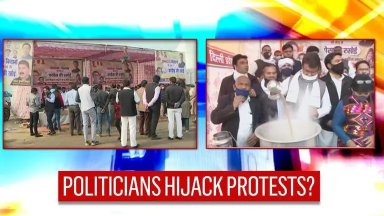 Netas hijack farmers' protest; Congress accused of rumourmongering; Bhim Army chief enters Farmers' protest