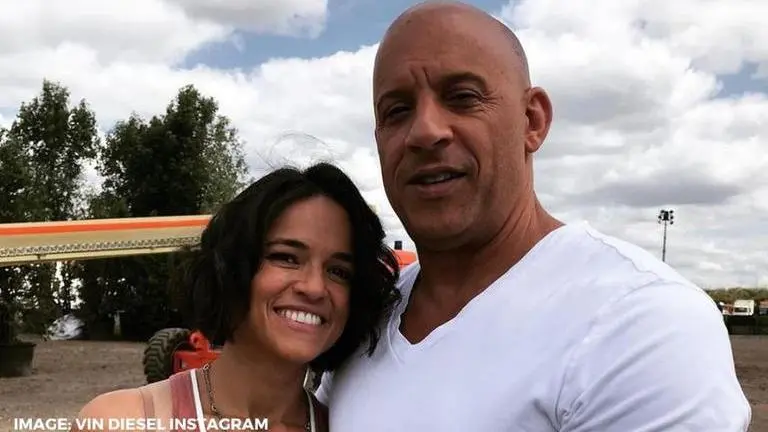 Vin Diesel shares stunning pic with Michelle Rodriguez, fans comment 'couple-goals'; See Vin Diesel