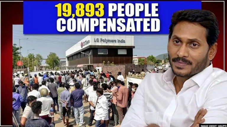 Jagan's Andhra govt gives Rs 10,000 to each of 19,893 persons affected in Vizag gas leak Vizag gas tragedy