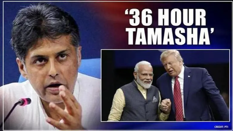 '36-hour Tamasha': Congress' Manish Tewari slams US Prez Trump's visit to India Congress