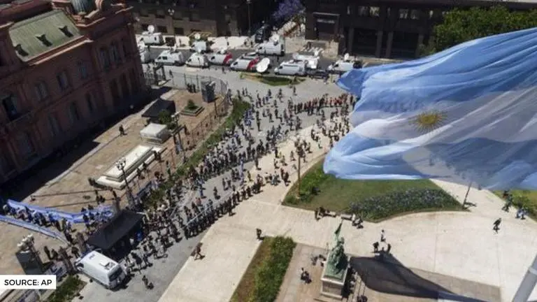 Funeral worker fired after posting disturbing picture with Diego Maradona's body diego maradona