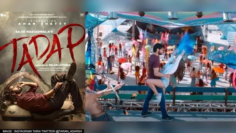 Tadap: Teaser of new track 'Tere Siva Jag Mein' featuring Tara Sutaria, Ahan Shetty out Tadap