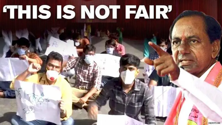 Hyderabad: Medicos stage protest in hospital after COVID-19 deceased's kin attacks doctor Hyderabad