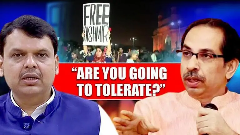 Fadnavis laments Uddhav's inaction over 'Free Kashmir' placard in Mumbai, questions intent Fadnavis