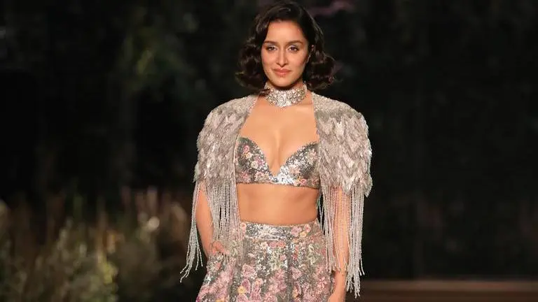Shraddha Kapoor turns showstopper in silver lehenga for Rahul Mishra at ICW 2023 Shraddha Kapoor