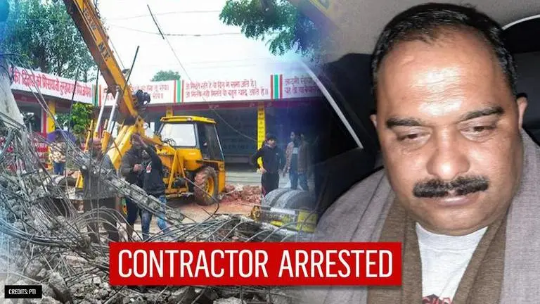 Muradnagar roof collapse case: Ghaziabad police arrests absconding contractor Ajay Tyagi Ghaziabad