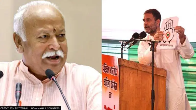 'Gandhi would have 2-3 women with him; ever seen Mohan Bhagwat with any?': Rahul Gandhi Rahul Gandhi
