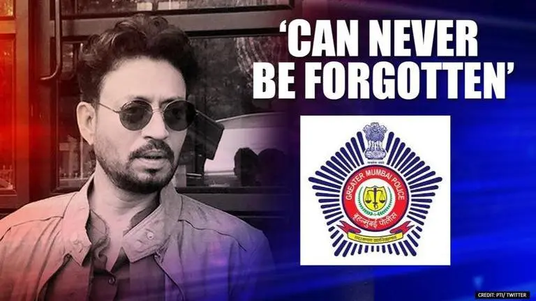 'You can never be forgotten': Mumbai police bid final goodbye to Irrfan Khan Mumbai Police