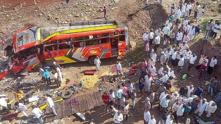 At least 24 dead after speeding bus falls off river bridge in Madhya ...