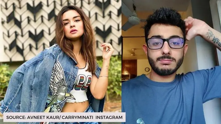 CarryMinati & Avneet Kaur's dating buzz leaves fans 'excited'; call it 'amazing news' CarryMinati