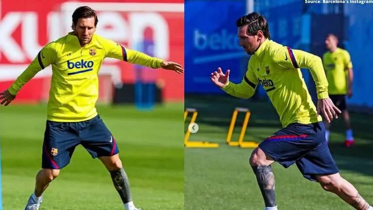 Lionel Messi looks unstoppable in training as Barcelona skipper puts on a class display Lionel Messi
