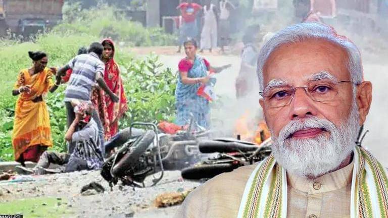 'Left workers to die': PM Modi slams opposition for 'silence' on West ...