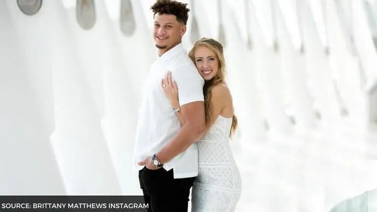 Patrick Mahomes and Brittany Matthews finalise date for their wedding next year Patrick Mahomes