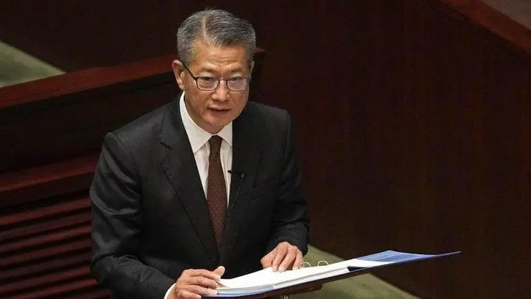 Hong Kong Finance Secretary presents annual budget Hong Kong Finance Secretary presents annual budget