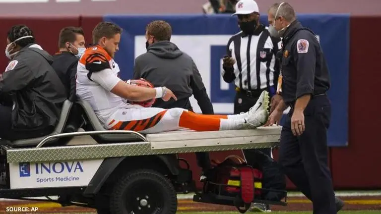 Joe Burrow injury update: Bengals QB tweets after being carted off the field joe burrow injury