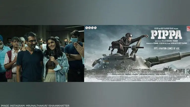 Mrunal Thakur, Pippa, Ishaan Khatter, Mrunal Thakur wraps up Pippa shooting, Soni Razdan