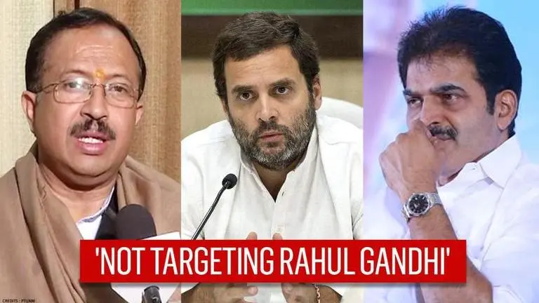 'People have already rejected Rahul Gandhi, BJP not targeting him': V Muraleedharan Rahul Gandhi