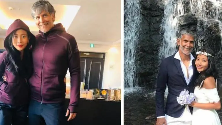 Times when Milind Soman displayed his love for wife Ankita Konwar; See posts ankita konwar's birthday