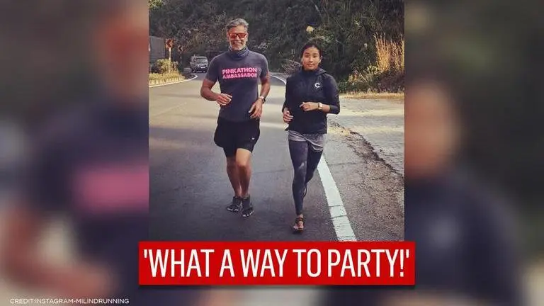 Milind Soman shares glimpse of 'last long run of 2020' covering 135kms with Ankita Konwar Milind Soman gives a glimpse of 'last long run of 2020' covering 135km with Ankita Konwar