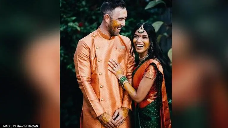 RCB's Glenn Maxwell ties the knot with Vini Raman in desi style; Wedding video goes viral Glenn Maxwell