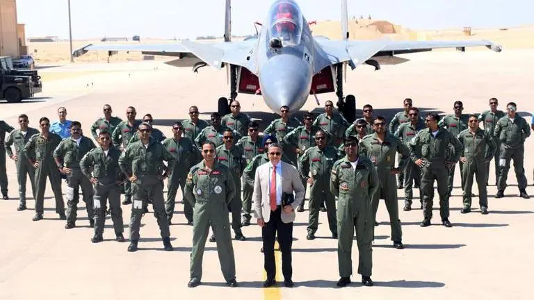 IAF and Egyptian Air Force interact during Tactical Leadership training Programme at Cairo IAF