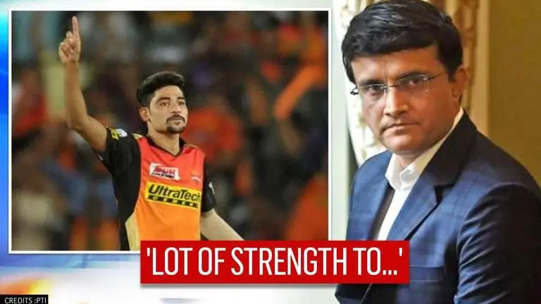 BCCI President Sourav Ganguly offers last respects to Mohammed Siraj's father Sourav Ganguly