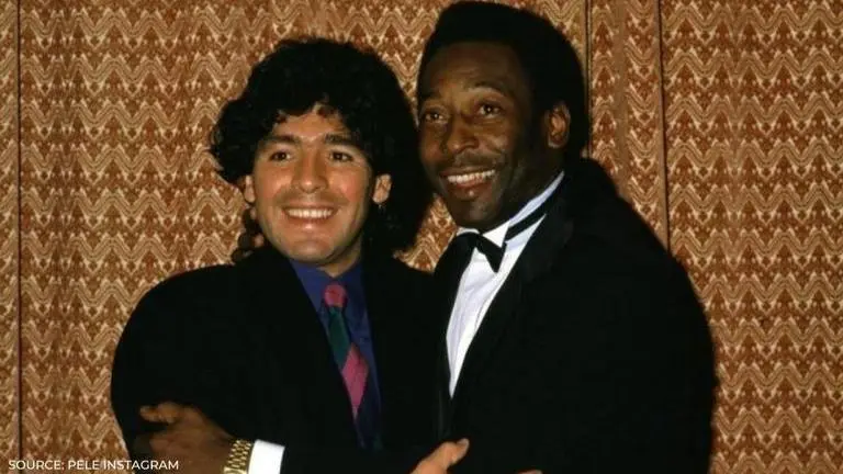 Pele pens heartfelt message for "Great Friend" Diego Maradona; fans get emotional pele