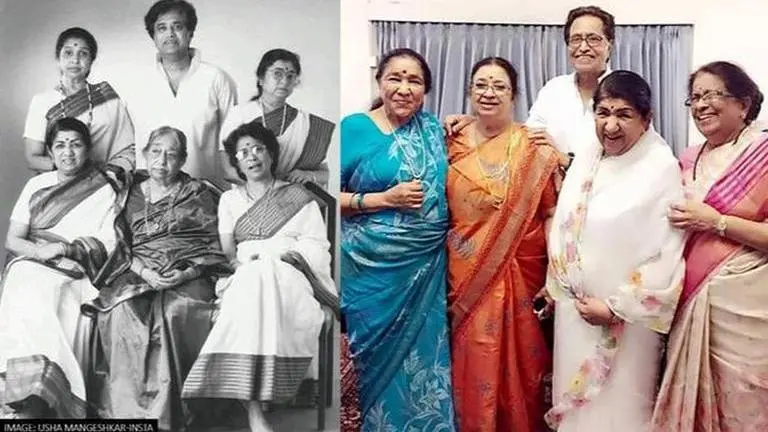 Lata Mangeshkar: All about the legendary singer's four siblings including Asha Bhosle Lata Mangeshkar