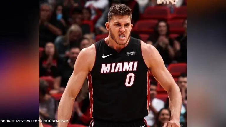 Meyers Leonard fined $50K by Miami Heat, suspended for one week over anti-semitic slur Meyers Leonard