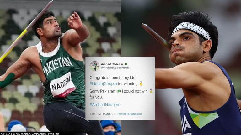 Fake tweet of Neeraj Chopra's Pak rival Arshad Nadeem lauding Indian ...