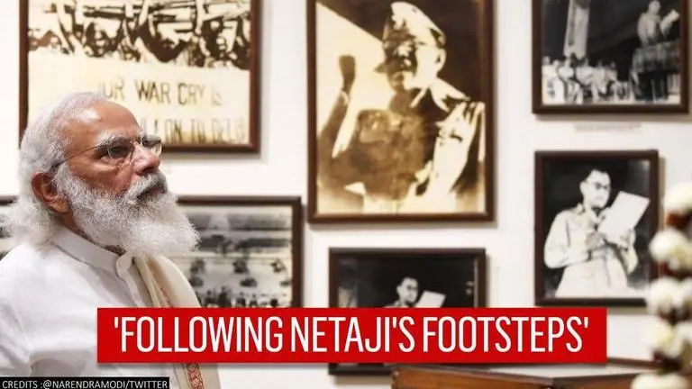 'Strong India following Netaji's footsteps, from LOC to LAC': PM Modi PM modi