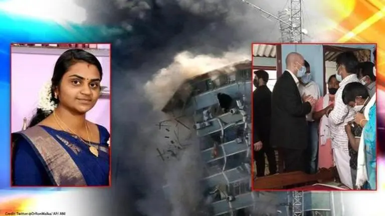 Israeli diplomat visits family of Kerala's Soumya Santosh, who was killed in Hamas strike ANI, AP, Twitter- @DrRonMalka