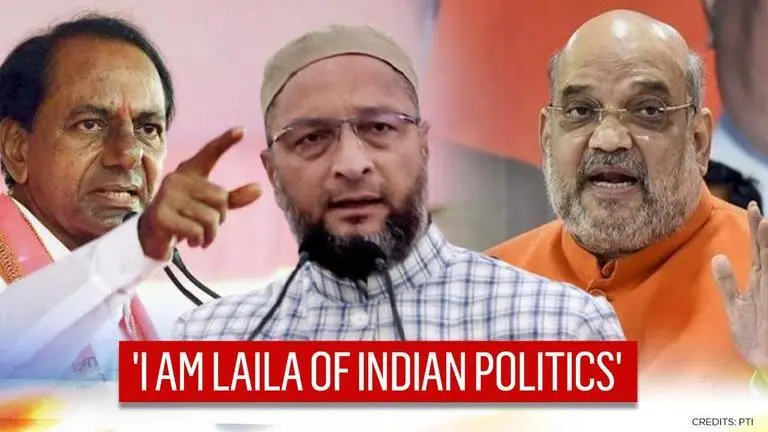 I am Laila of Indian politics, all others are Majnus: Asaduddin Owaisi on BJP's accusation Owaisi