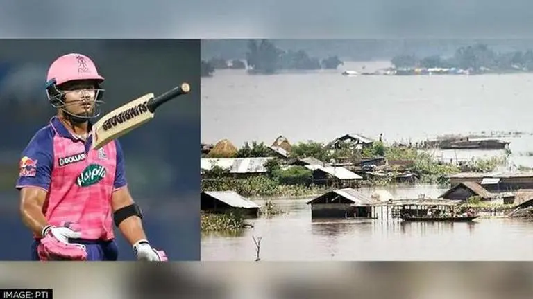 Riyan Parag on Assam floods