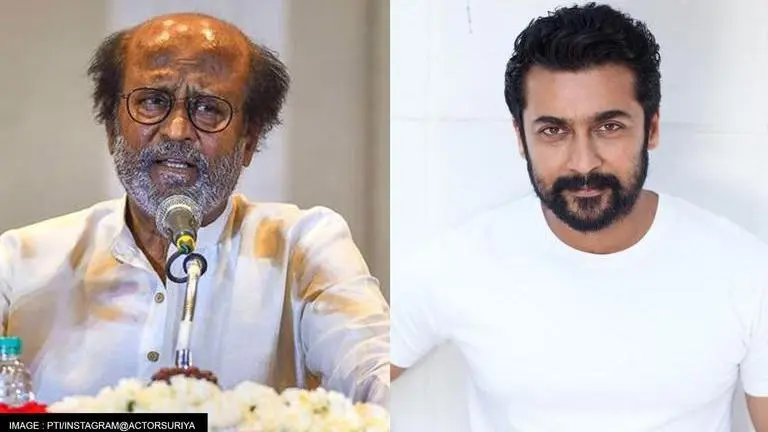 Rajinikanth sends his 'heartiest congratulations' to Suriya on winning National Film Award Rajinikanth