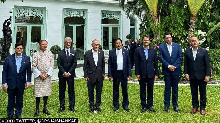 EAM S Jaishankar on Monday held a productive discussion with his counterparts from the BIMSTEC region