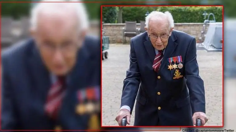 100-year-old Captain Tom Moore to be Knighted after raising £32m for UK's NHS amid Covid Captain Tom