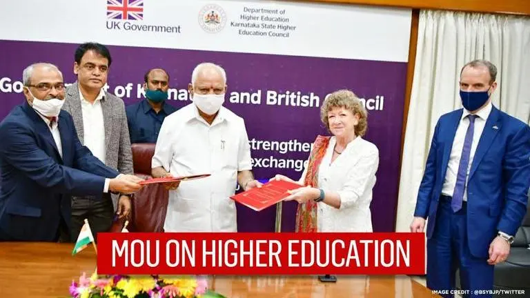 Karnataka govt signs MoU with British Council on bilateral cooperation in higher education Karnataka