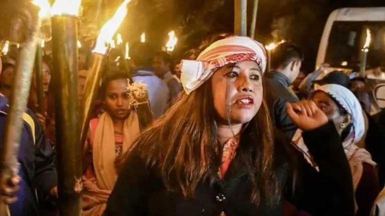 CAB: People defy curfew in Guwahati, Army conducts flag march Assam