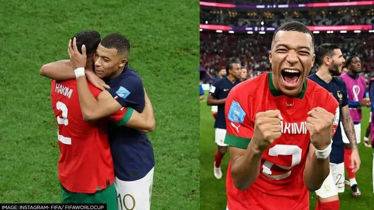 Mbappe puts on Hakimi's shirt, shares heartwarming post for PSG mate after France's win Mbappe