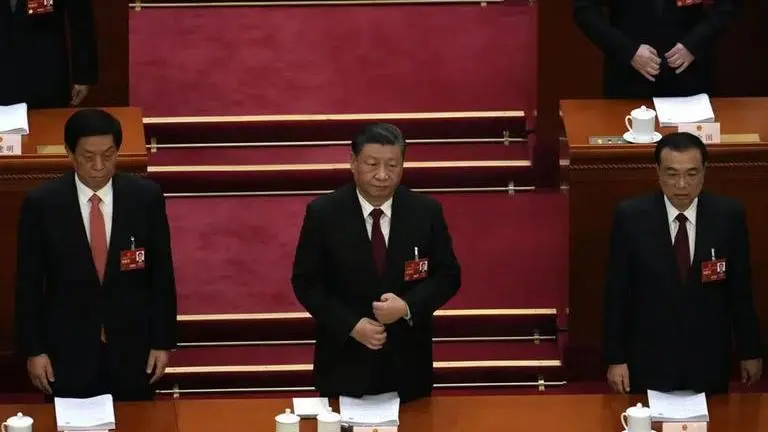 China kicks off annual NPC, sets this year's economic growth target at around 5% Xi Jinping