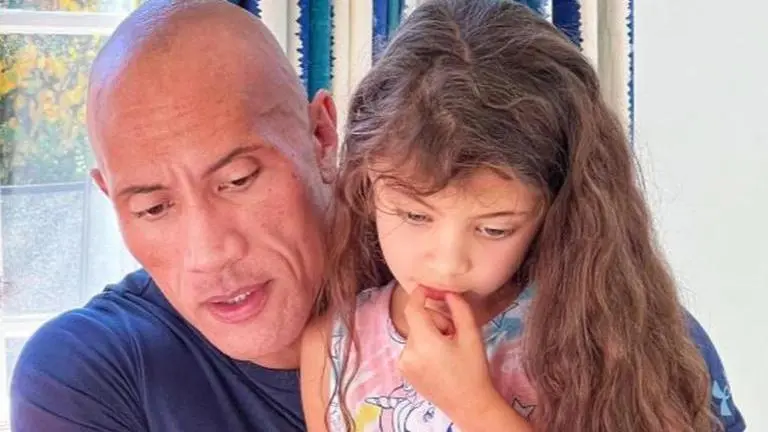 Dwayne Johnson's weekend fun game with his 'little tornado' leaves fans in splits; Watch Dwayne Johnson plays with daughter