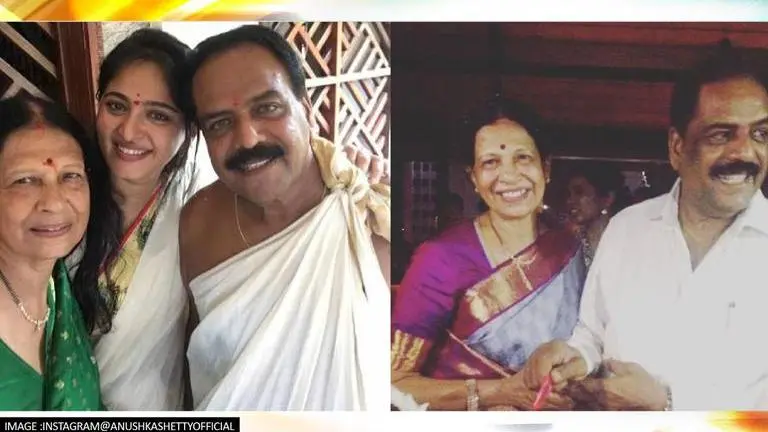 Anushka Shetty shares happy family photo with 'amma & papa' on their wedding anniversary Anushka Shetty