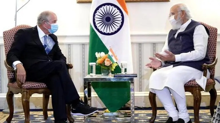 PM Modi meets Blackstone CEO; latter plans to invest $40 bn in India in next 5 years Narendra Modi