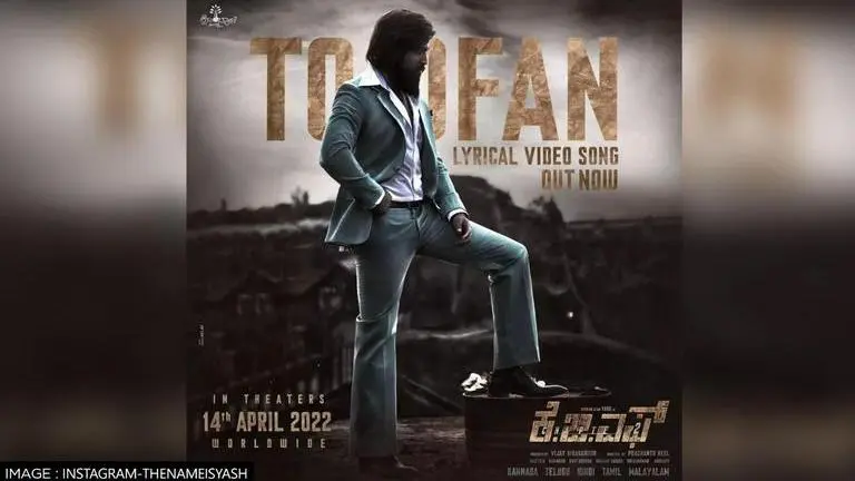 KGF: Chapter 2's new track 'Toofan' lyrical video out: Watch Yash as vicious Rocky KGF: Chapter 2