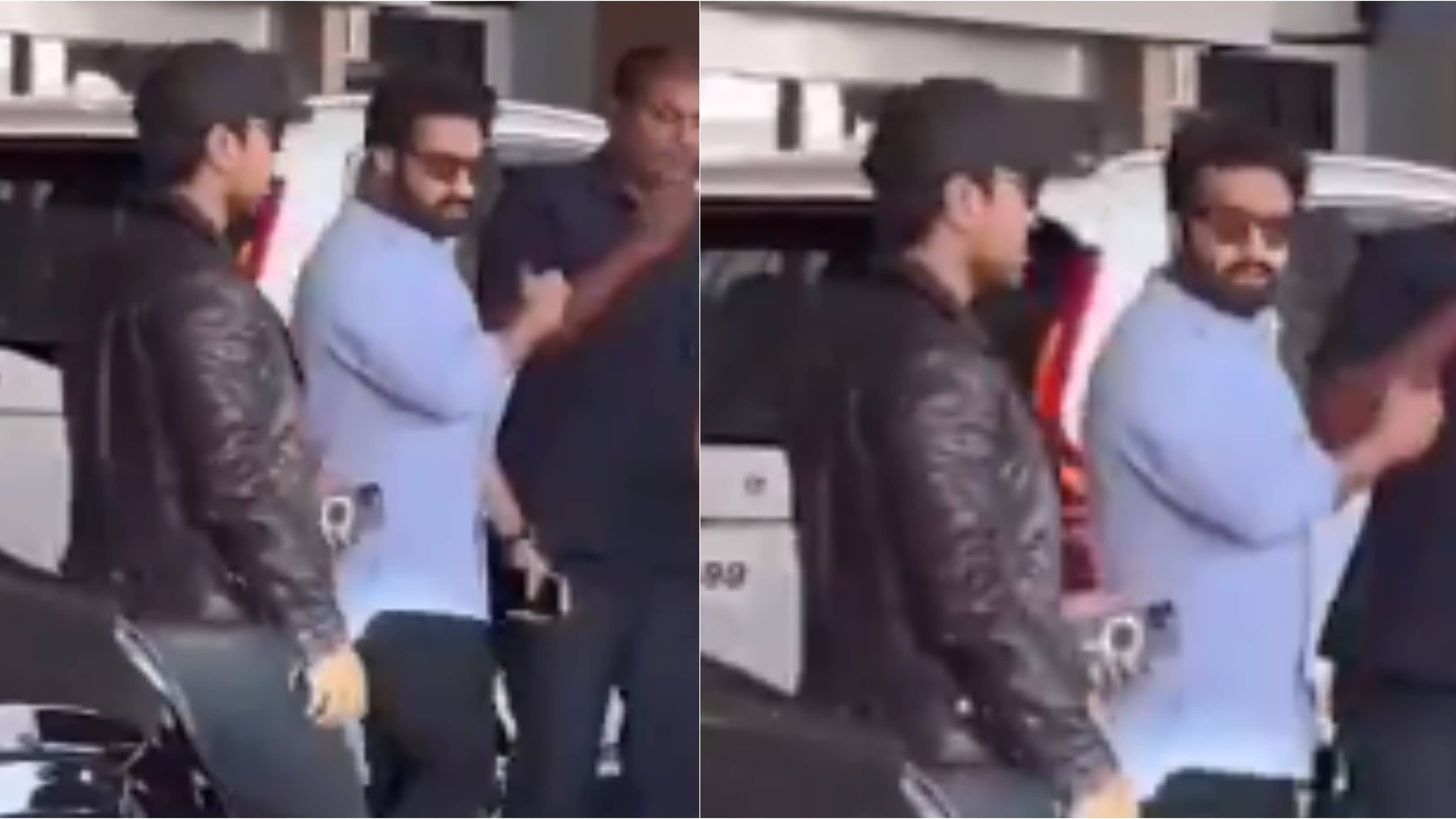 RRR Stars Ram Charan, Jr NTR Reunite- Video Goes Viral | Republic World