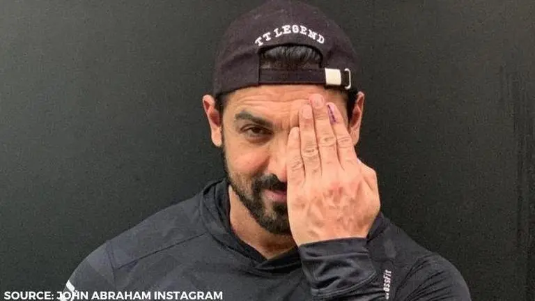 John Abraham shares monochrome BTS slides from his upcoming project, See Pics John Abraham