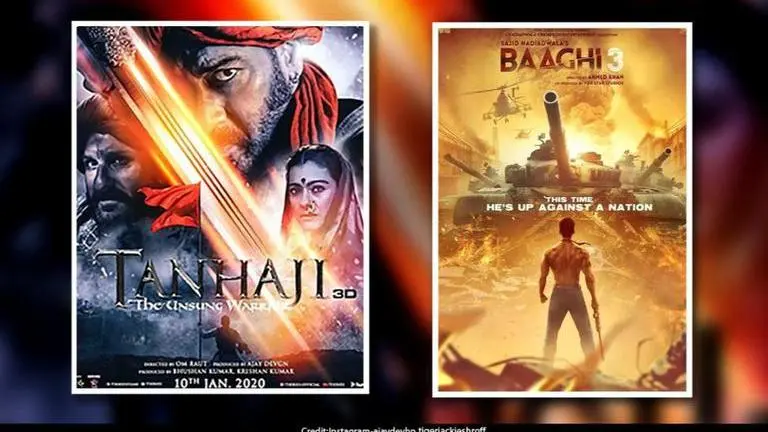 Tiger Shroff's 'Baaghi 3' breaks records on Day 1, leaves Ajay Devgn's 'Tanhaji' behind Baaghi 3